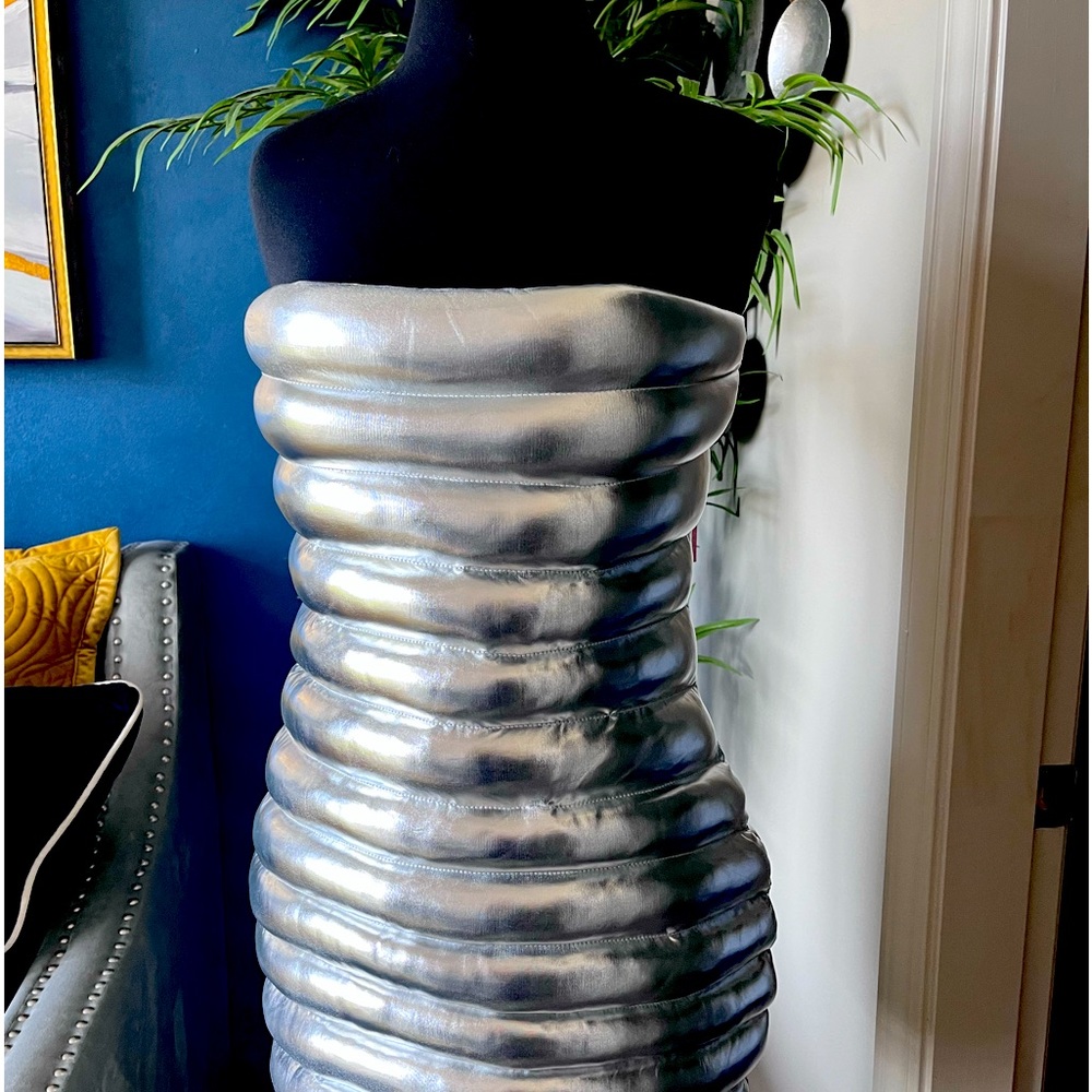 BodyCon Chrome Mini Dress